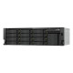 QNAP TS-H1655XEU-RP Servidor de almacenamiento Bastidor (3U) Intel Atom® C5125 8 GB DDR4 0 TB QuTS hero Negro, Gris